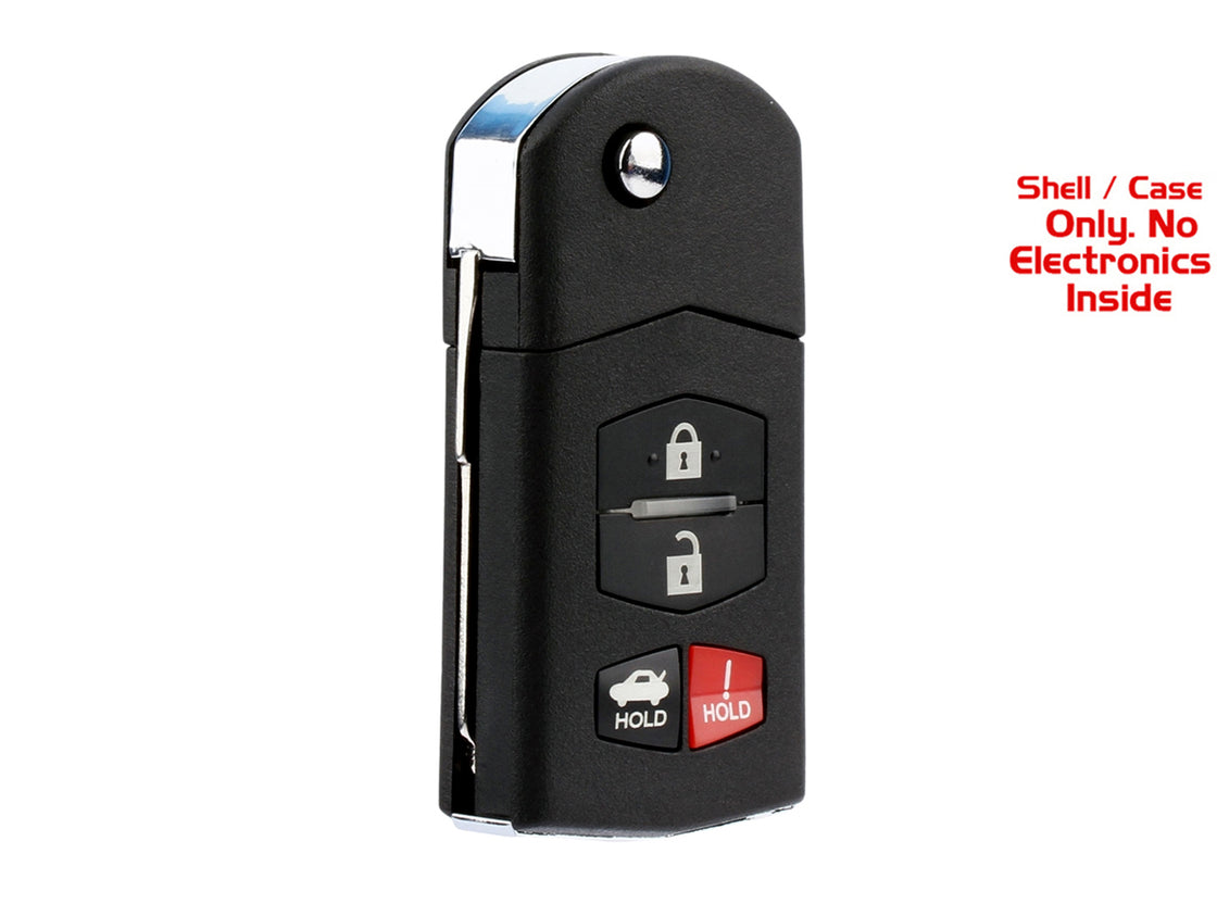 1x New Keyless Entry Remote Key Fob Case Shell For Mazda - BGBX1T478SKE125-01
