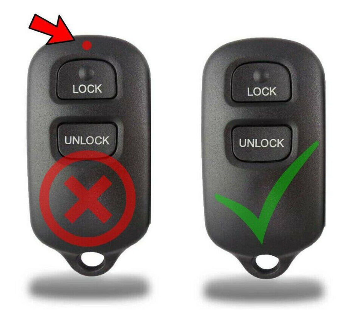 1x New Replacement Keyless Entry Remote Key Fob Compatible with and Fit for Toyota & Pontiac - MPN GQ43VT14T