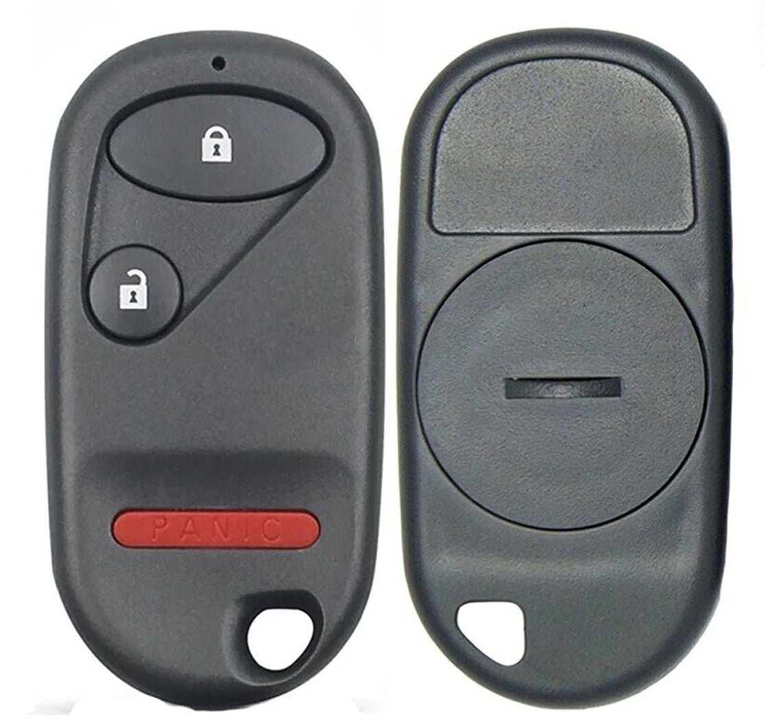 1x New Replacement Remote Key Fob SHELL / CASE Compatible with & Fit For Honda Vehicles - MPN A269ZUA106-04 (NO electronics or Chip inside)