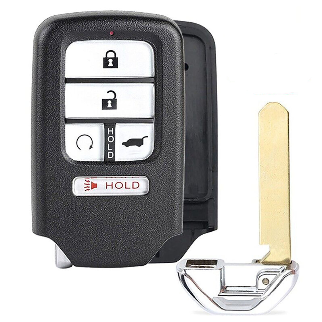 1x New Replacement Proximity Key Fob SHELL / CASE Compatible with & Fit For Honda Vehicles - MPN KR5V2X-SHELL-06 (NO electronics or Chip inside)