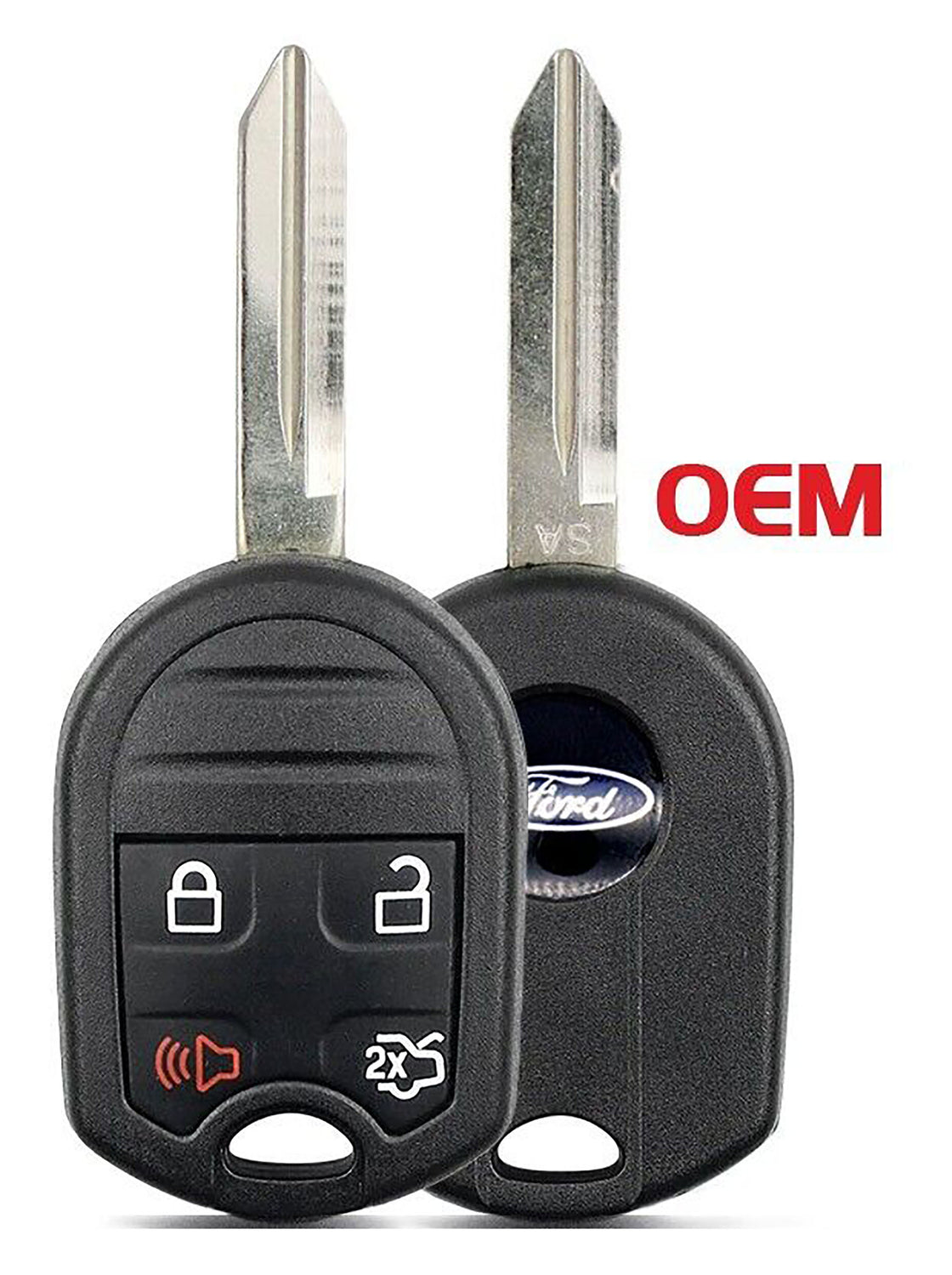 1x New OEM Factory Keyless Entry Remote Key Fob Compatible with & Fit For Ford Mazda Lincoln Mercury - MPN CWTWB1U793-OEM-02