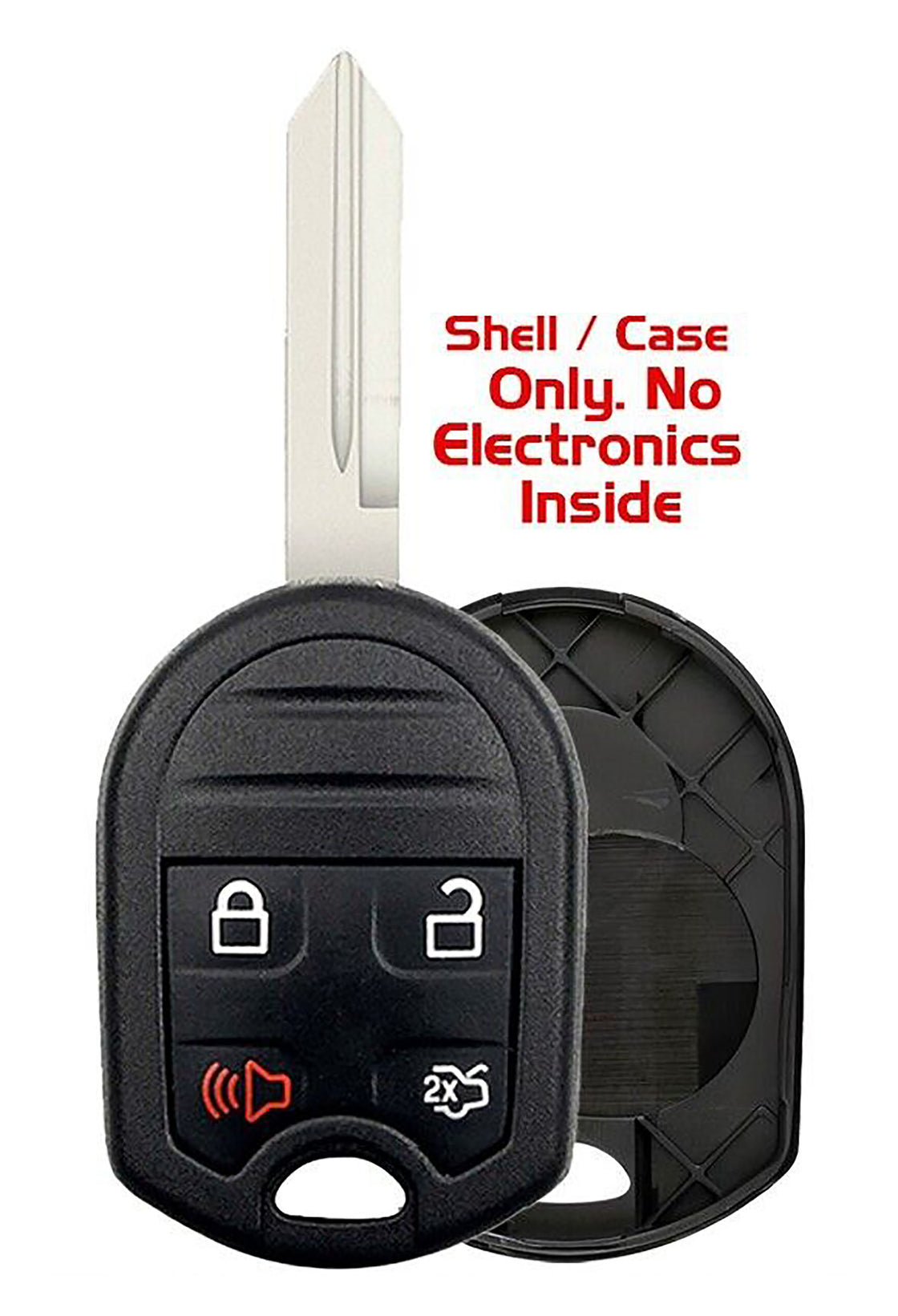 1x New Replacement SHELL / CASE Remote Key Fob Compatible with & Fit For Ford Mazda Lincoln Mercury - MPN CWTWB1U793-FL-12 (NO electronics or Chip inside)