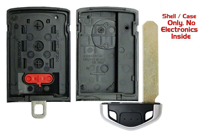 1x New Replacement Proximity Key Fob SHELL / CASE Compatible with & Fit For Acura Vehicles - MPN KR5434760-10 (NO electronics or Chip inside)
