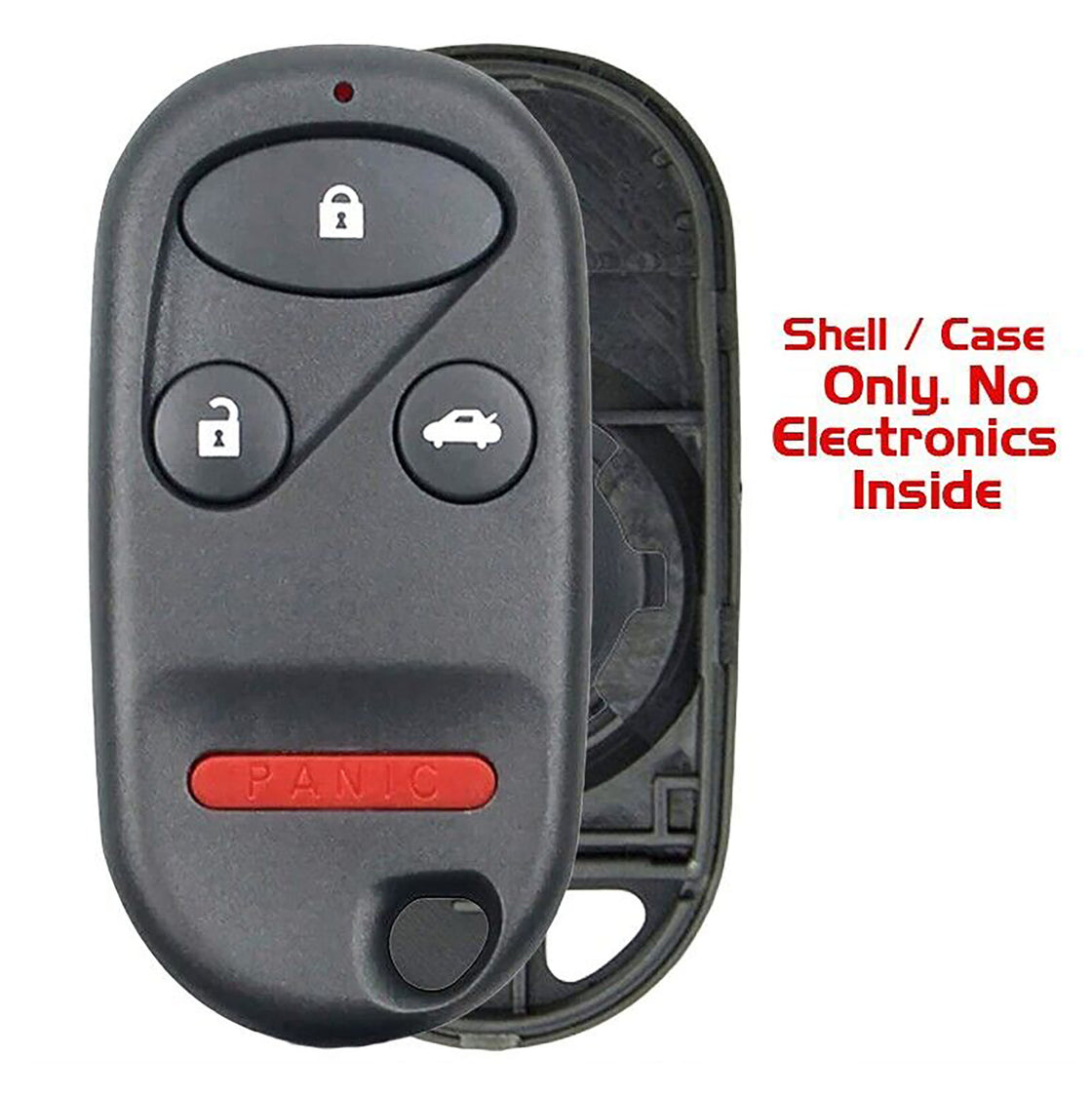 1x New Replacement Key Fob Remote SHELL / CASE Compatible with & Fit For Honda Acura Vehicles - MPN A269ZUA108-04 (NO electronics or Chip inside)