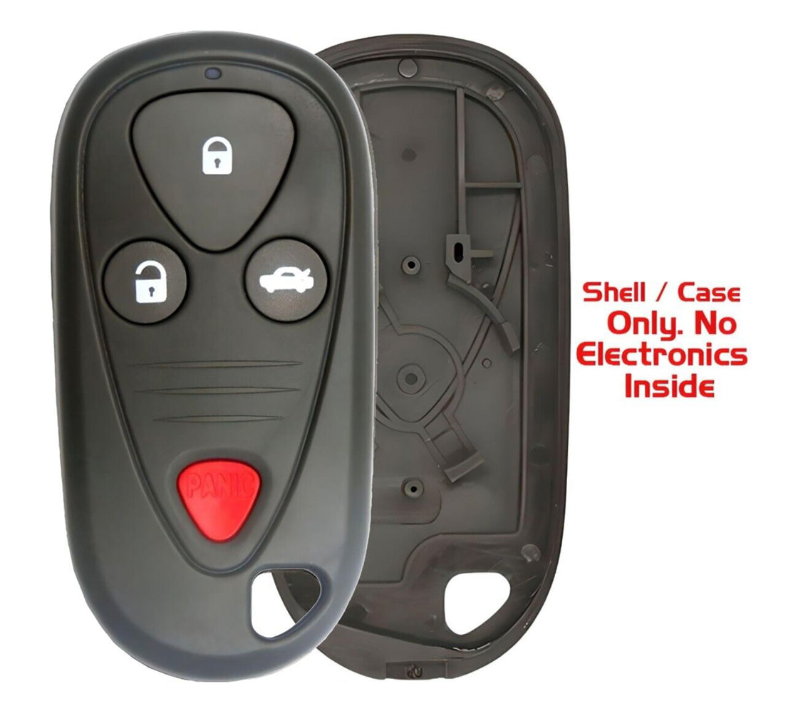 1x New Replacement Key Fob Remote SHELL / CASE Compatible with & Fit For Acura Vehicles - MPN E4EG8D-444H-A-08 (NO electronics or Chip inside)