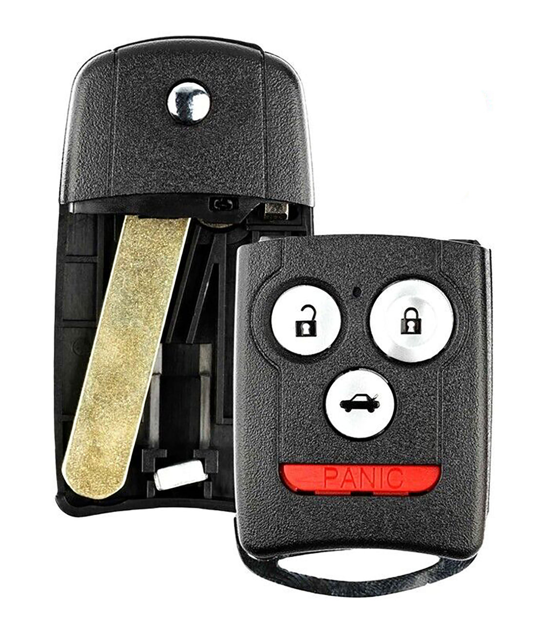 1x New Replacement Key Fob Remote SHELL / CASE Compatible with & Fit For Acura Vehicles - MPN N5F0602A1A-08 (NO electronics or Chip inside)
