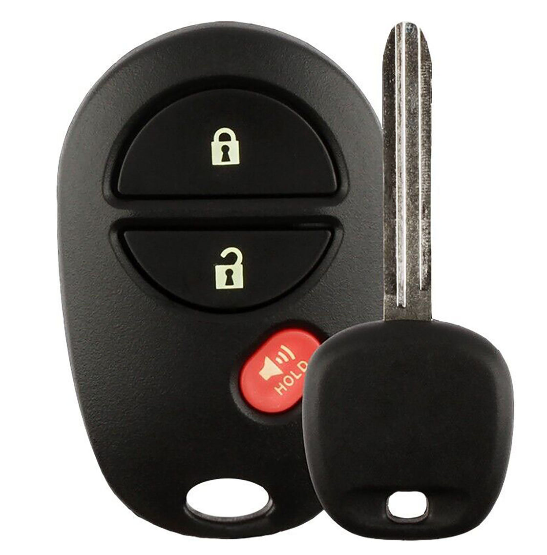1x New Replacement Transponder Key Remote Compatible with & Fit For Toyota G chip - MPN TOY44G-PT-C-02