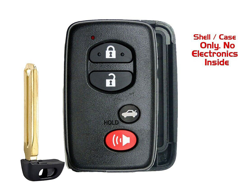1x New Quality Replacement Key Fob SHELL / CASE Compatible with & Fit For Toyota Scion - MPN HYQ14AAB-S-04 (NO electronics or Chip inside)