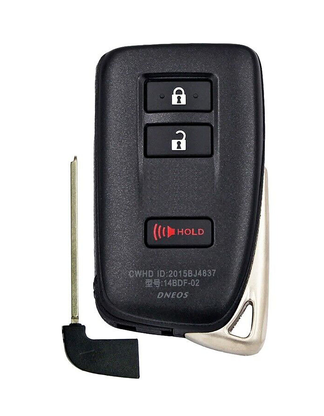 1x New Replacement Proximity Key Fob Remote Compatible with & Fit For 2015-2020 Lexus NX200T - HYQ14FBA-NL-02