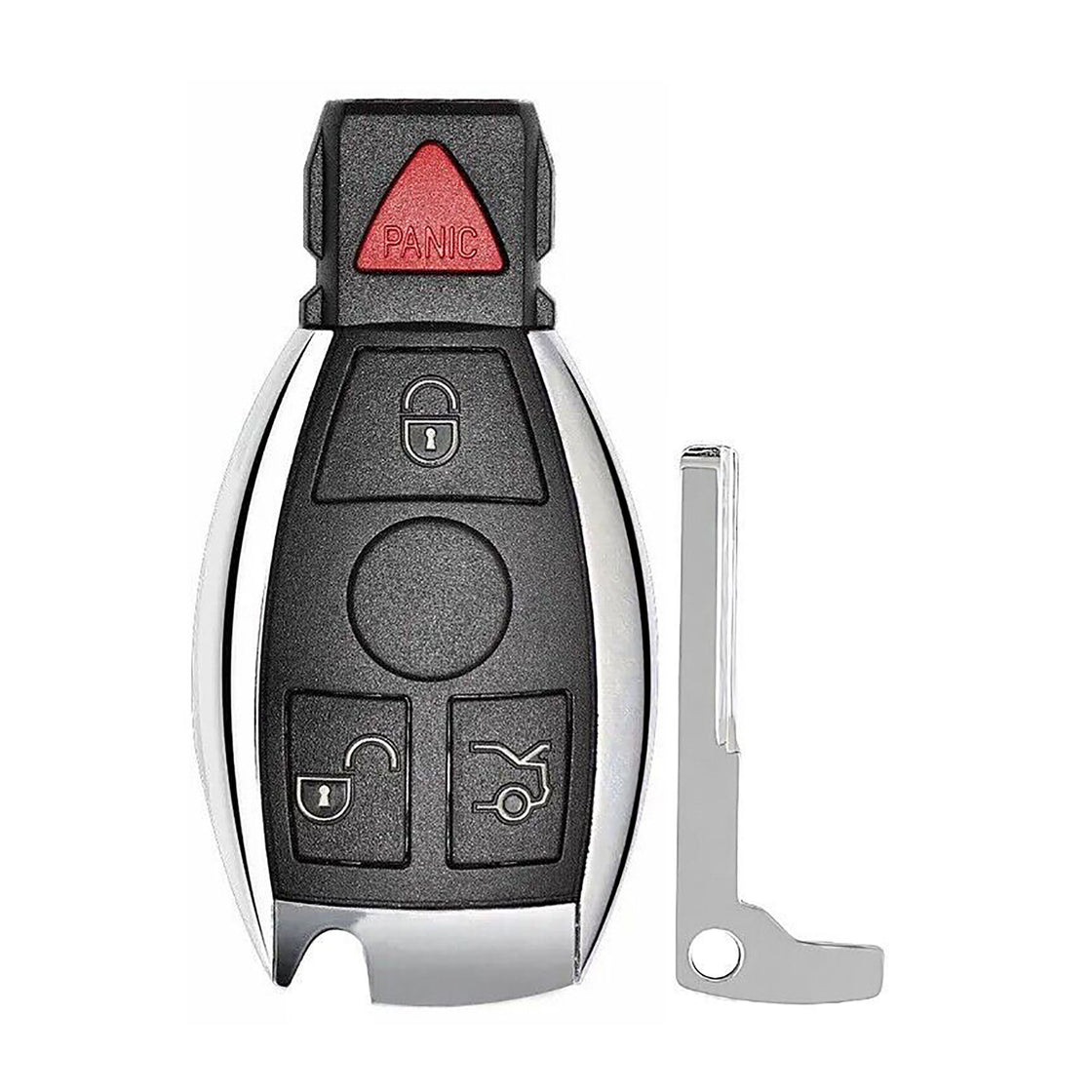 1x New Replacement Remote Key Fob Compatible with & Fit For Mercedes Vehicle (Read Description) - MPN IYZDC07-02