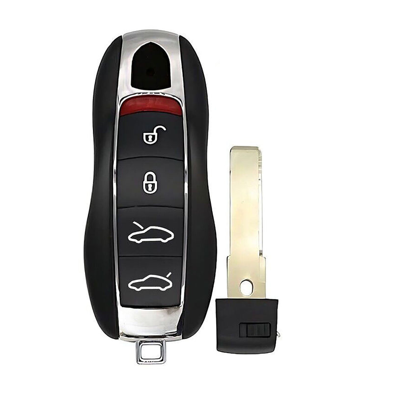 1x New Replacement Proxy Key Fob Remote SHELL / CASE Compatible with & Fit For Porsche Vehicles - MPN KR55WK50138-08 (NO electronics or Chip inside)