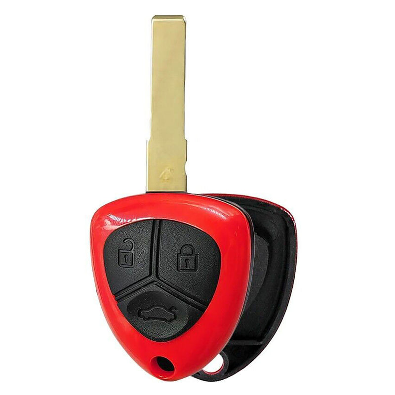 1x New Quality Replacement Key Fob Remote SHELL CASE Compatible with & Fit For Ferrari Vehicles - MPN 012432TRWS46E-04