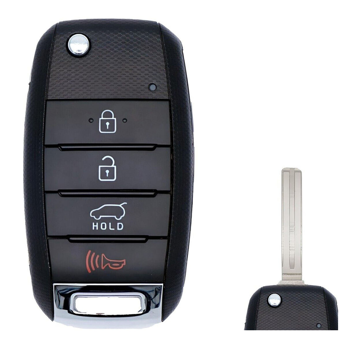 1x New Replacement Key Fob Remote Compatible with & Fit For 2014-2015 Kia Sportage - NYODD4TX1306-TFL - MPN NYODD4TX1306-TFL-02