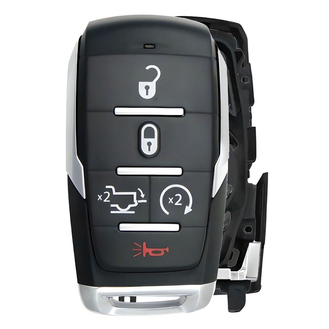 1x New Replacement Proximity Key Fob Remote SHELL / CASE Compatible with & Fit For 2019-2023 RAM 1500 - MPN OHT-4882056-08 (NO electronics or Chip inside)