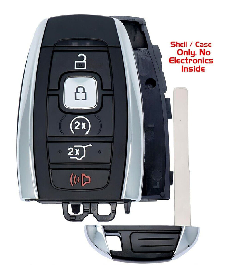 1x New Replacement Key Fob Remote SHELL / CASE Compatible with & Fit For 2018-2021 Lincoln Navigator - MPN M3N-A2C940780-08 (NO electronics or Chip inside)