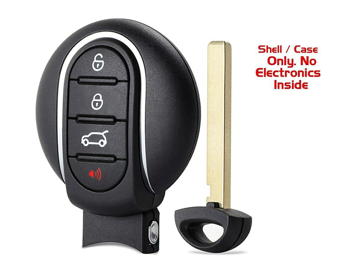 1x New Replacement Proxy Key Fob Remote SHELL / CASE Compatible with & Fit For 2014-2018 Mini Cooper - MPN NBGIDGNG1-Mini-11 (NO electronics or Chip inside)