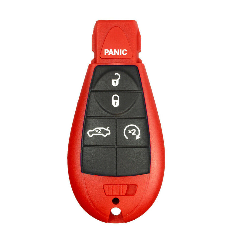 1x New Replacement Keyless Entry Remote Key Fob For Dodge Chrysler - Red