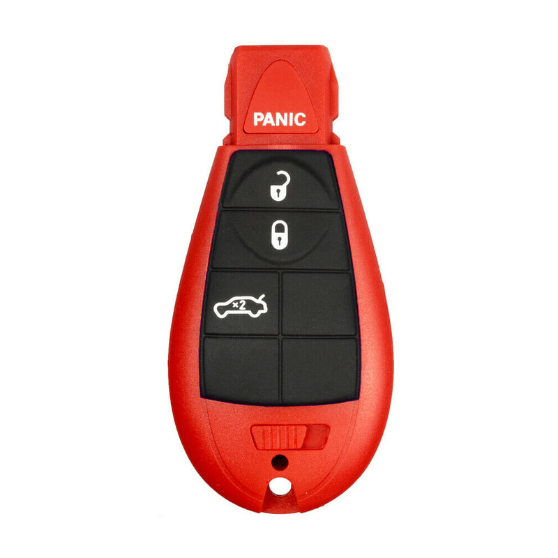 1x New Replacement Keyless Remote Control Key Fob For Chrysler and Dodge - Red