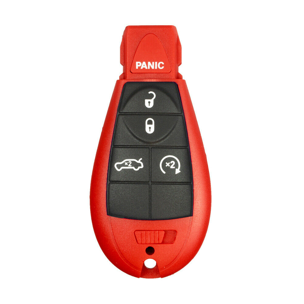 1x OEM Replacement Keyless Entry Remote Key Fob For Dodge Chrysler - Red