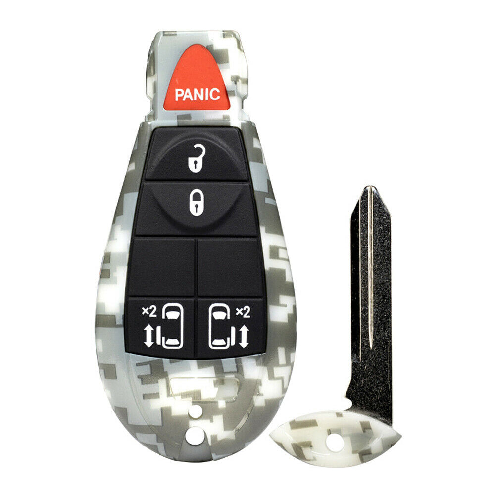 1x New Keyless Entry Remote Key Fob For Chrysler Dodge Caravan - Shell Case Only