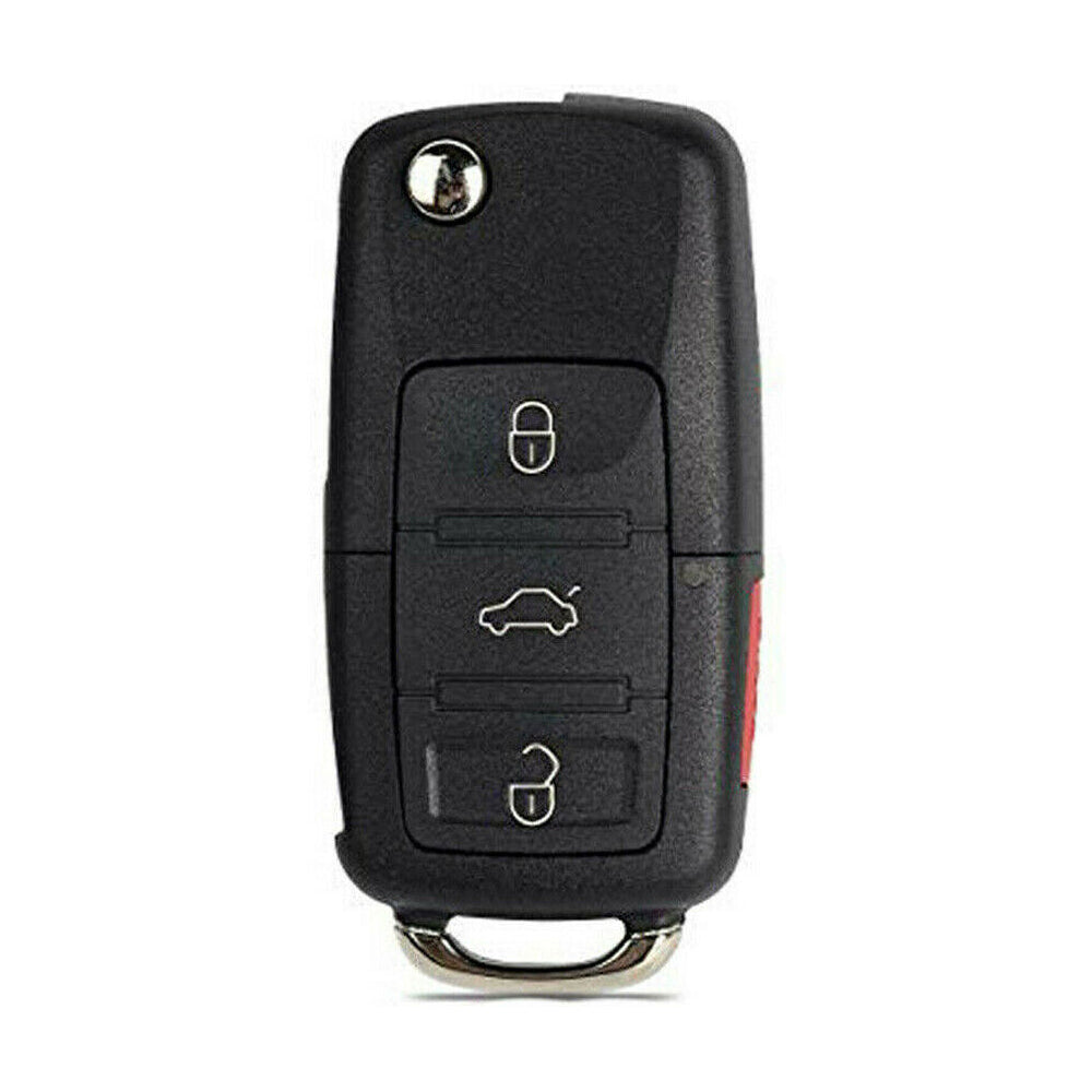 1x New Replacement Remote Key Fob w/ Flip Key For Volkswagen 1J0959753T