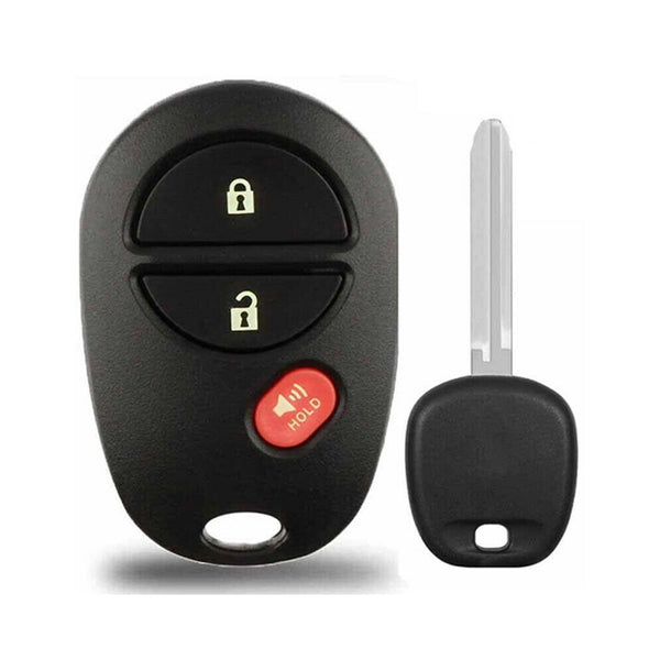 1x New Replacement Keyless Entry Remote Control Key Fob For Toyota GQ43VT20T