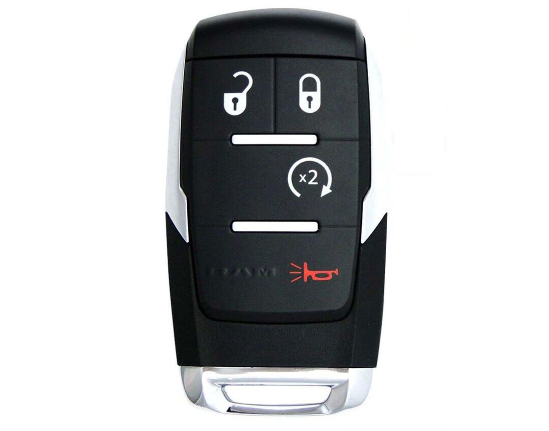 Lot 1x New Replacement Keyless Key Fob SHELL / CASE Compatible with & Fit For RAM 2500 3500 4500 5500 (No Electronics or Chip Inside)