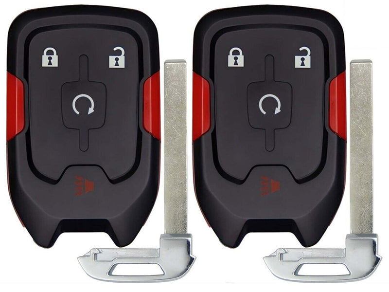 2x New Replacement Proximity Key Fob Compatible with & fit for Select GM GMC Terrain - HYQ1AA 315 MHz - HYQ1AA-RED-05