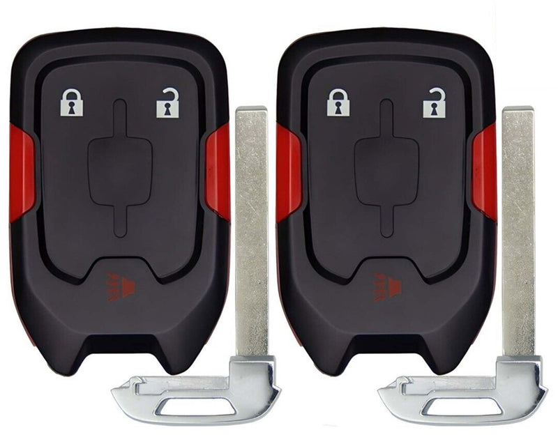 2x New Replacement Proximity Key Fob Compatible with & fit for Select GM GMC Terrain HYQ1AA AS 315 MHz - HYQ1AA-RED-07