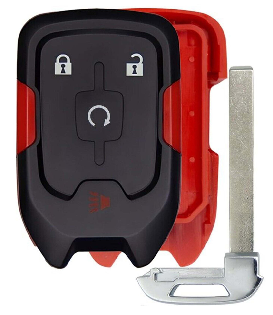 1x New Replacement Proximity Key Fob SHELL / CASE Compatible with & fit for Select GMC Terrain Acadia - HYQ1AA-S-RED-06 - (No Electronics or Chip Inside)