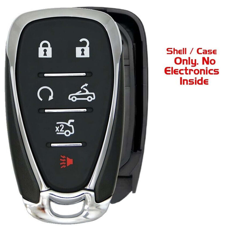 1x New Replacement Keyless Key Fob SHELL / CASE Compatible with & fit for 2016-2024 Chevrolet Camaro - HYQ4EA-24 - (No Electronics or Chip Inside)