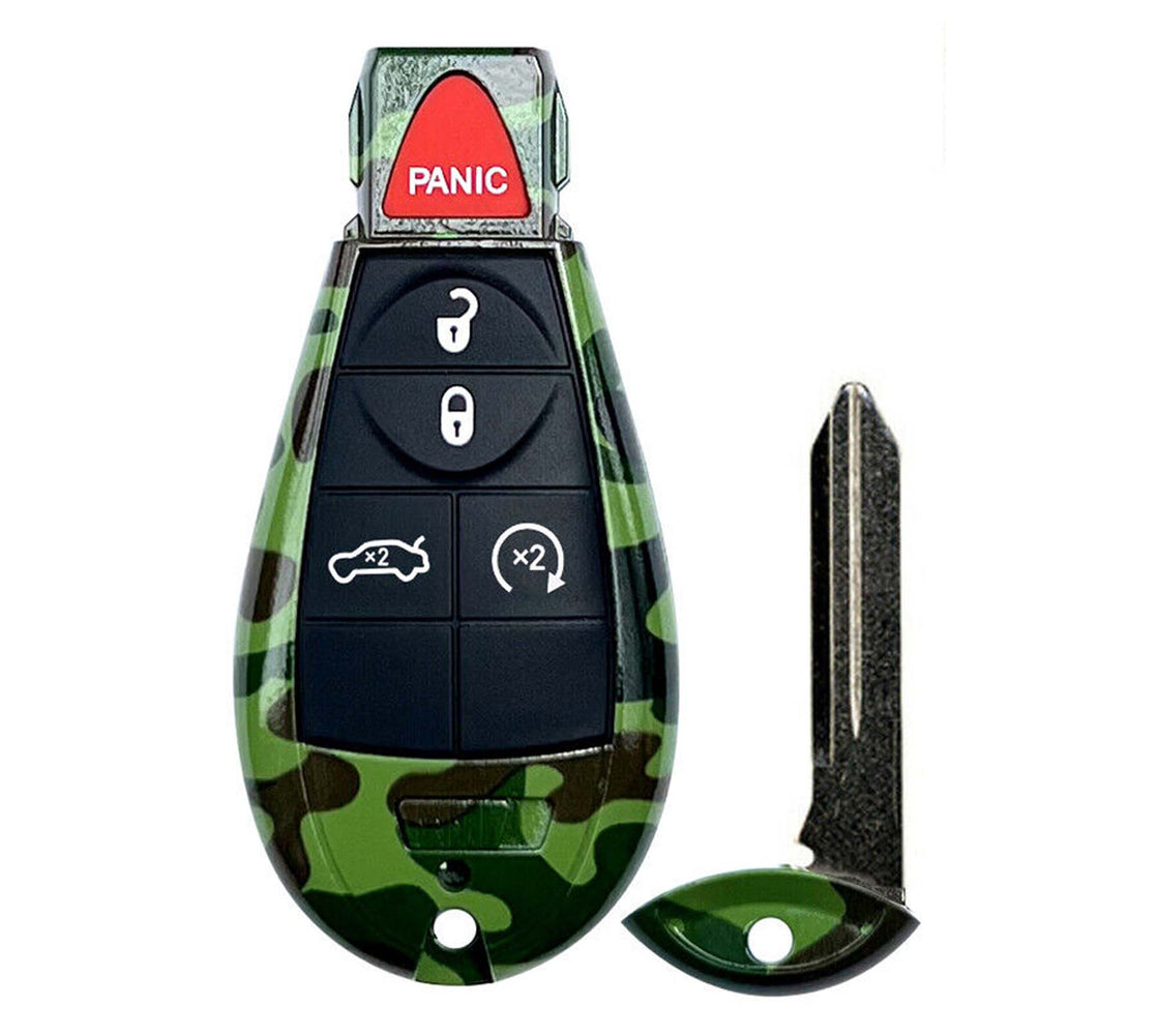 Lot of 1x New Replacement Keyless Entry Remote Key fob Compatible with & Fit For Chrysler Dodge Jeep
