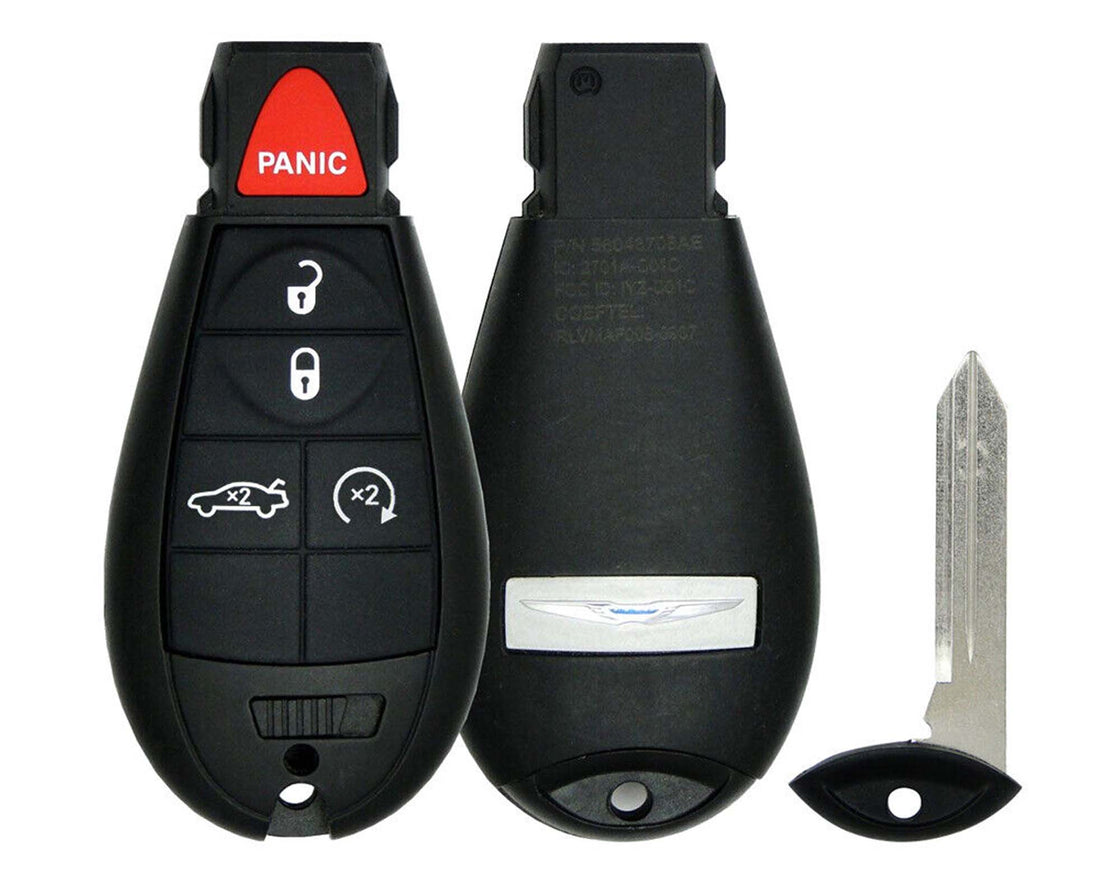 Lot of 1x Factory OEM Genuine Keyless Entry Remote Key Fob Compatible with & Fit For 08 - 10 Chrysler