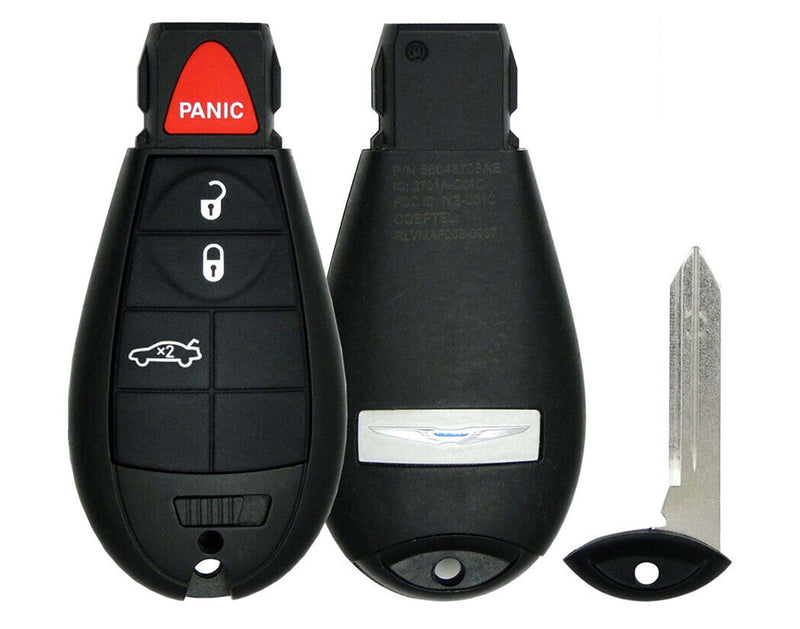 Lot of 1x Factory OEM Genuine Keyless Entry Remote Key Fob Compatible with & Fit For 08 - 10 Chrysler