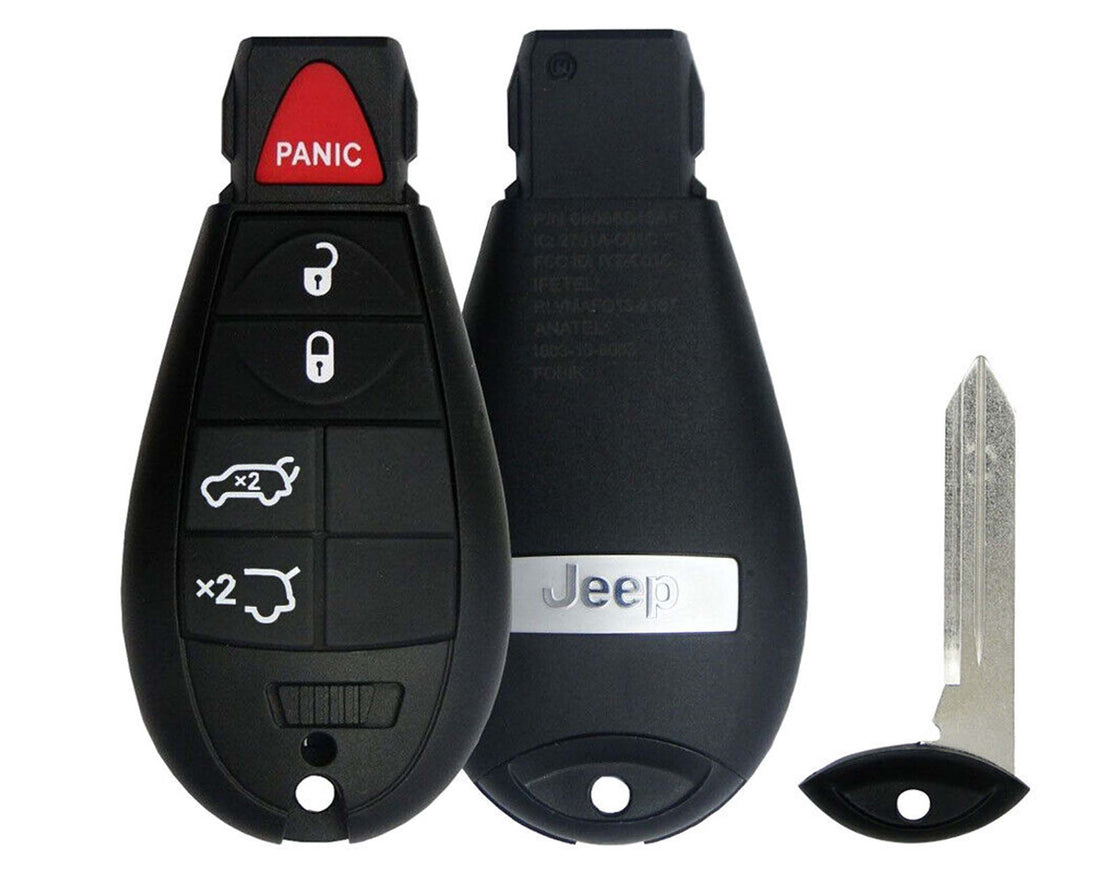 Lot of 1x Factory OEM Genuine Keyless Entry Remote Key Fob Compatible with & Fit For Jeep