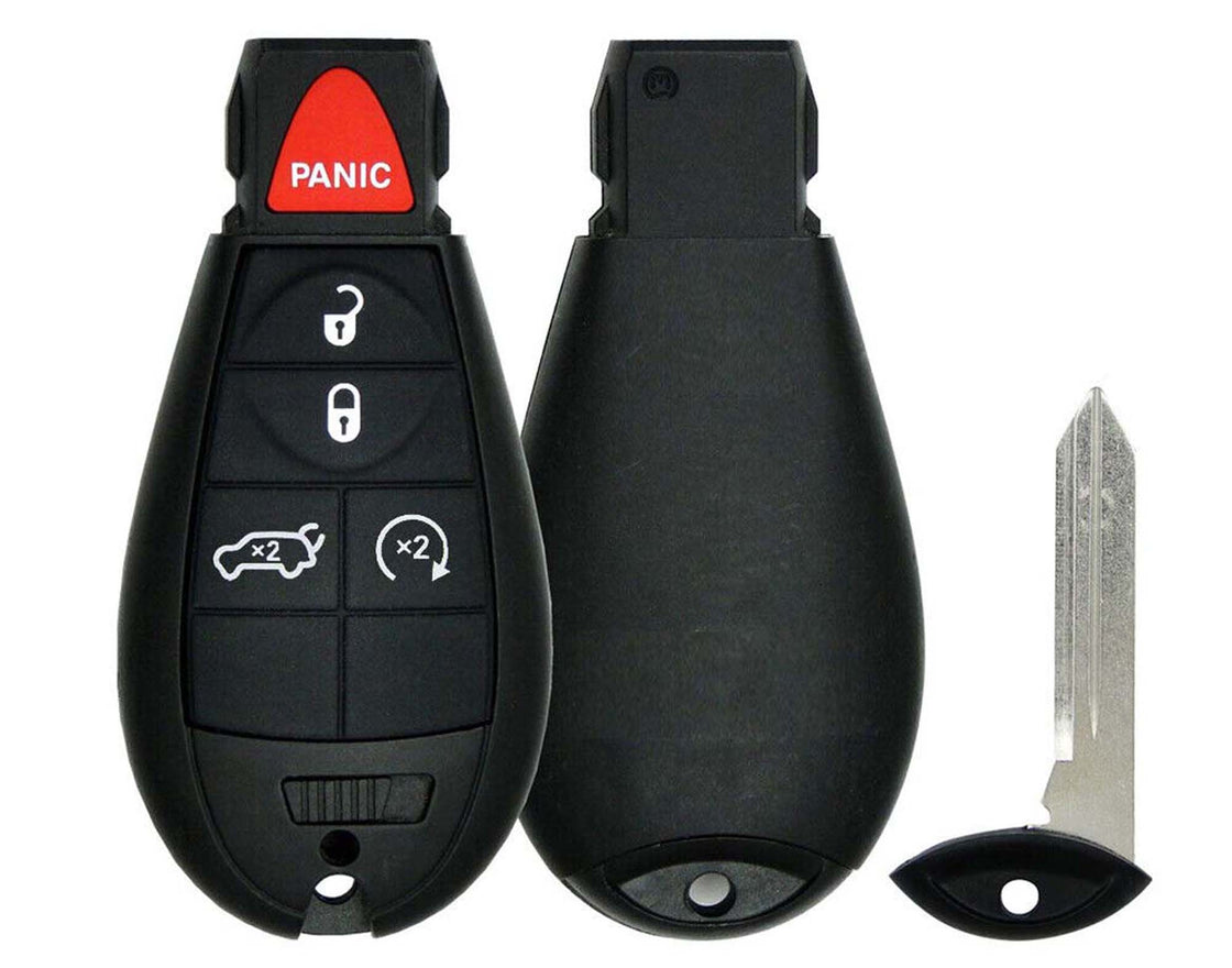 Lot of 1x New Replacement PROXIMITY Keyless Entry Remote Key Fob Compatible with & Fit For Jeep Dodge