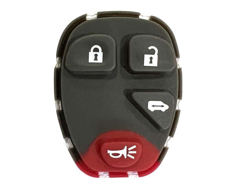 1x New Replacement Keyless Remote Key Fob Rubber Button Pad Compatible with & Fit For GM