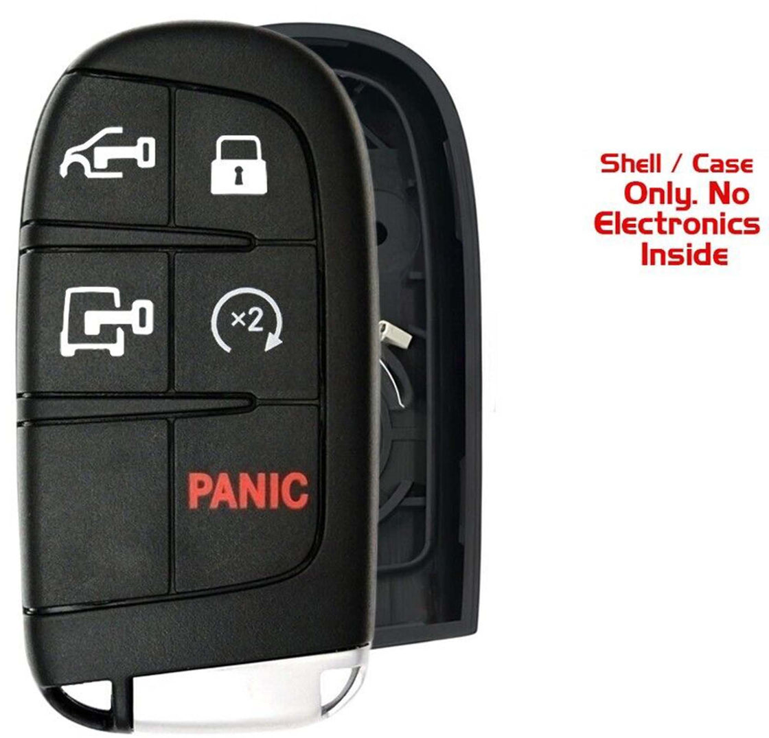 1x New Replacement Keyless Remote Key Fob SHELL / CASE Compatible with & fit for Select RAM ProMaster - M3N-40821302-PRO-04 - (No Electronics or Chip Inside)