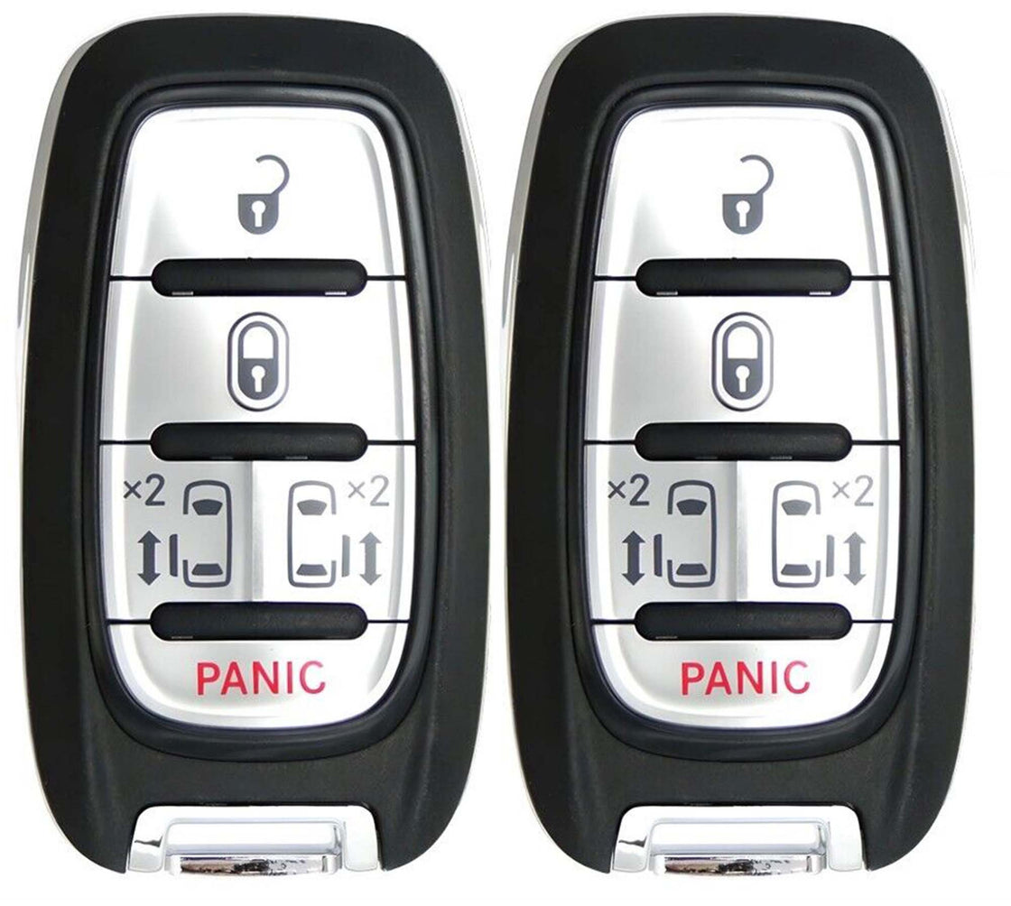 2x New Proximity Remote Key Fob Compatible with & fit for Select Chrysler Vehicles (Without KeySense) - M3N-97395900-09