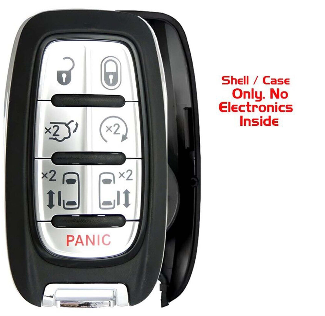 1x New Proximity Remote Key Fob SHELL / CASE Compatible with & fit for Select Chrysler Vehicles - M3N-97395900-24 - (No Electronics or Chip Inside)