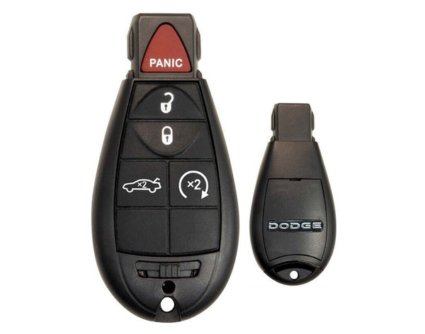 1x New Factory OEM Genuine Key Fob Compatible with & Fit For Dodge Chrysler with Uncut Key