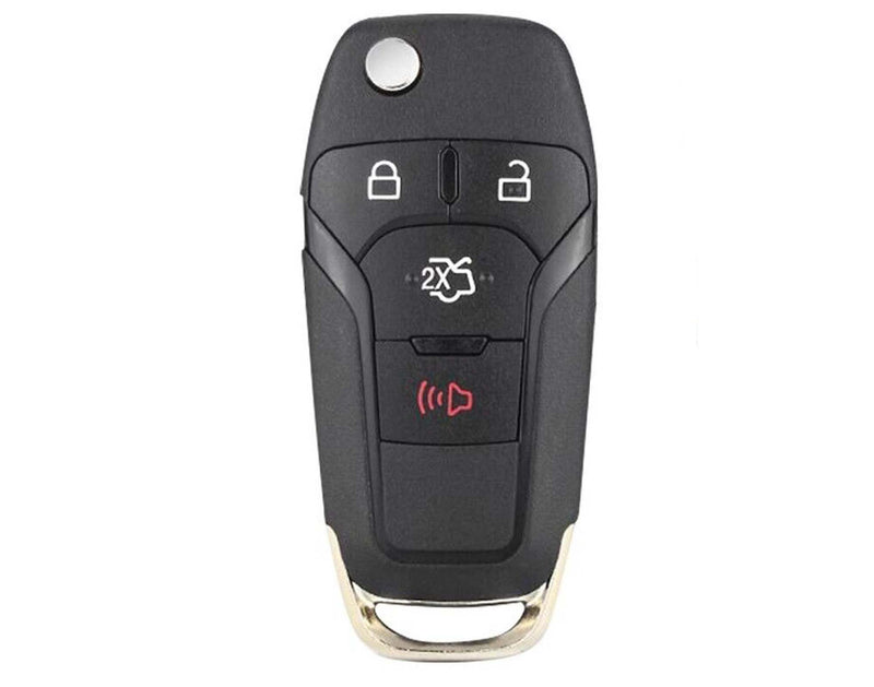 1x New Replacement Key Fob SHELL / CASE Compatible with & Fit For 2013 2014 2015 2016 2017 Ford Fusion (No Electronics or Chip Inside)