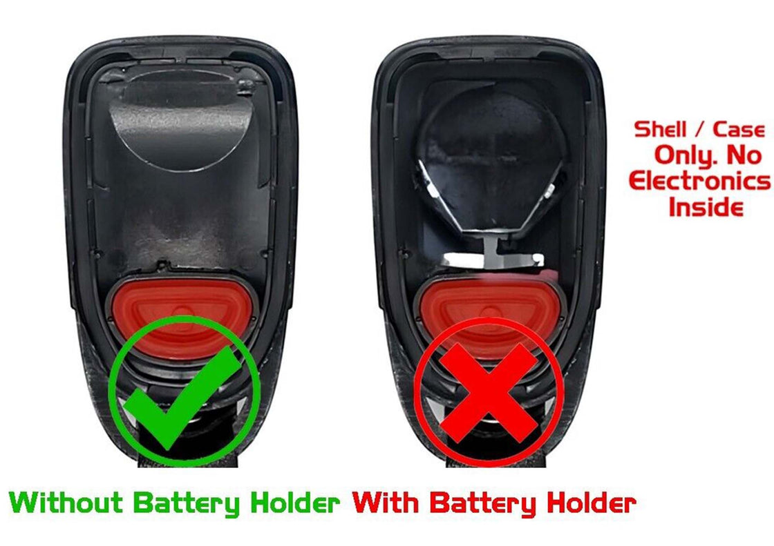 2x New Replacement Remote SHELL / CASE Compatible with & fit for Select KIA Hyundai (Check Photos) - TQ8-RKE-4F14-03 - (No Electronics or Chip Inside)