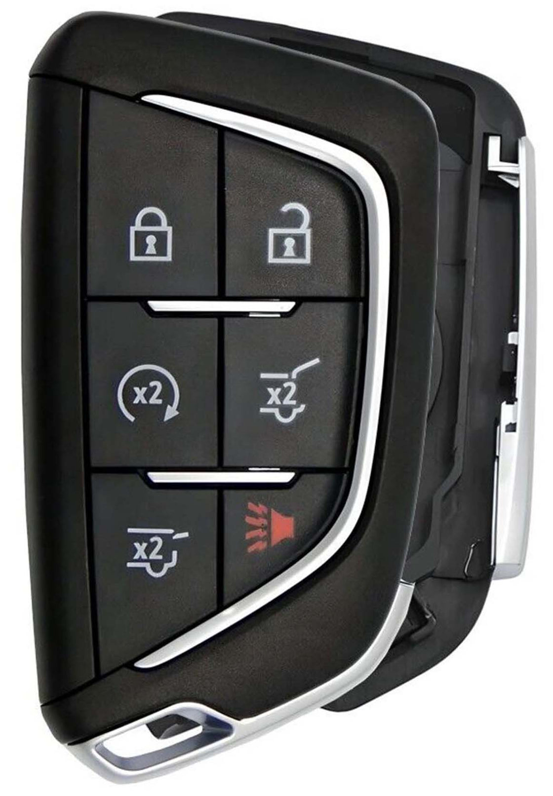 1x New Proximity Key Fob SHELL / CASE Compatible with & fit for Select Cadillac Escalade Vehicles - YG0G20TB1-04 - (No Electronics or Chip Inside)