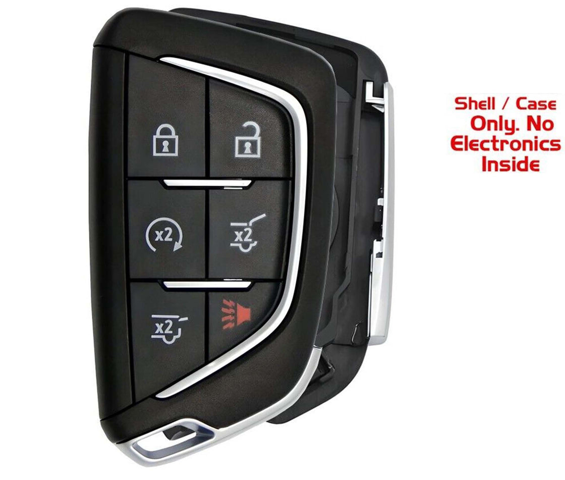 1x New Proximity Key Fob SHELL / CASE Compatible with & fit for Select Cadillac Escalade Vehicles - YG0G20TB1-04 - (No Electronics or Chip Inside)