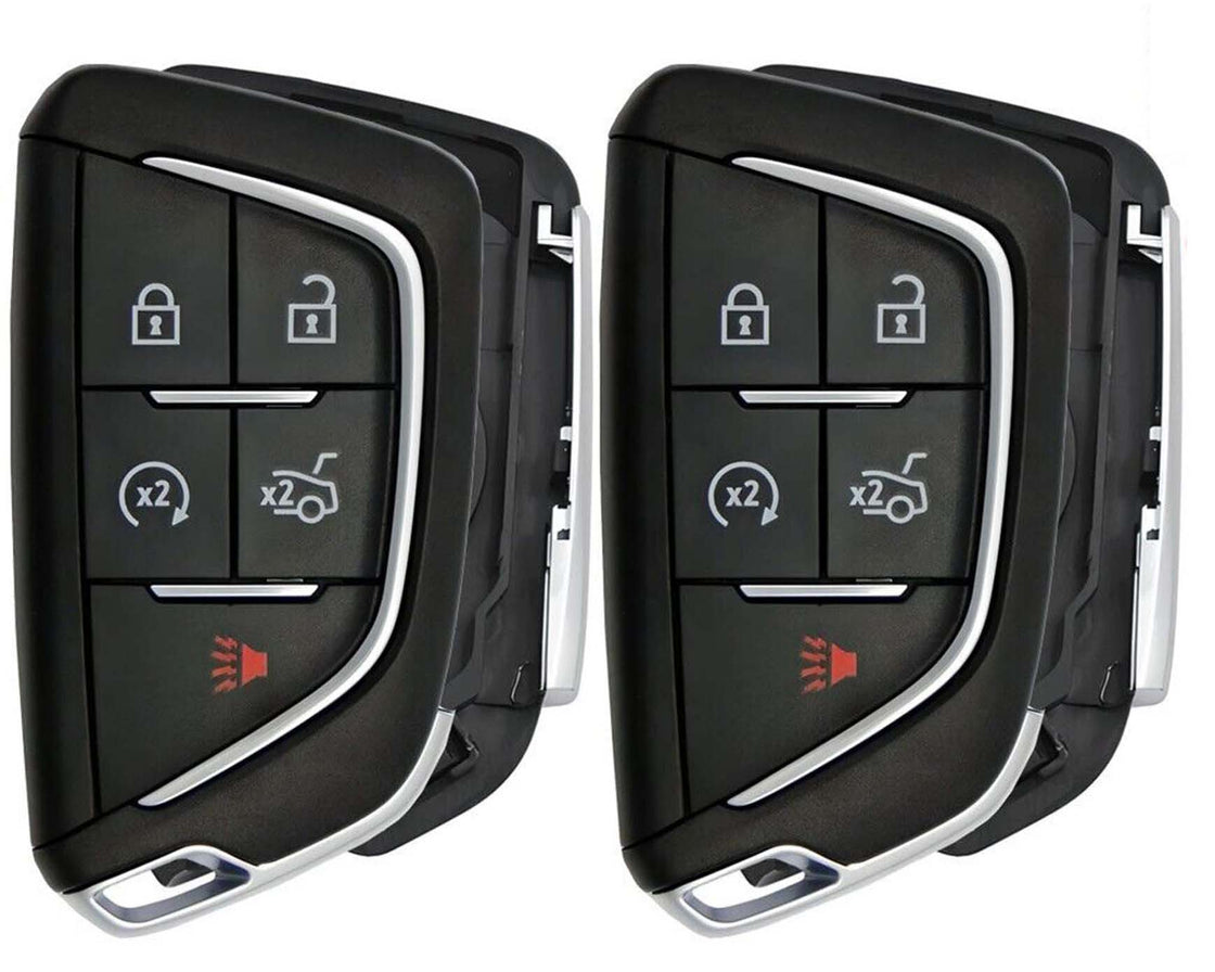 2x New Proximity Remote Key Fob SHELL / CASE Compatible with & fit for Select Cadillac CT 4 CT 5 - YG0G20TB1-07 - (No Electronics or Chip Inside)